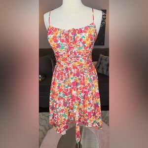 🌸 PRINCESS POLLY Floral Fit & Flare Dress – Size 2 (AU 6 / UK 6 / EU 34